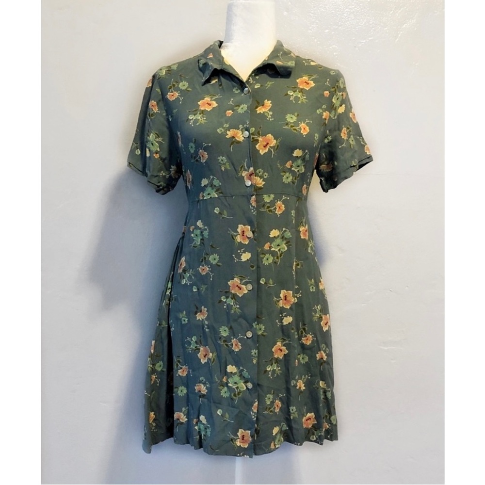 Floral Button Down Dress